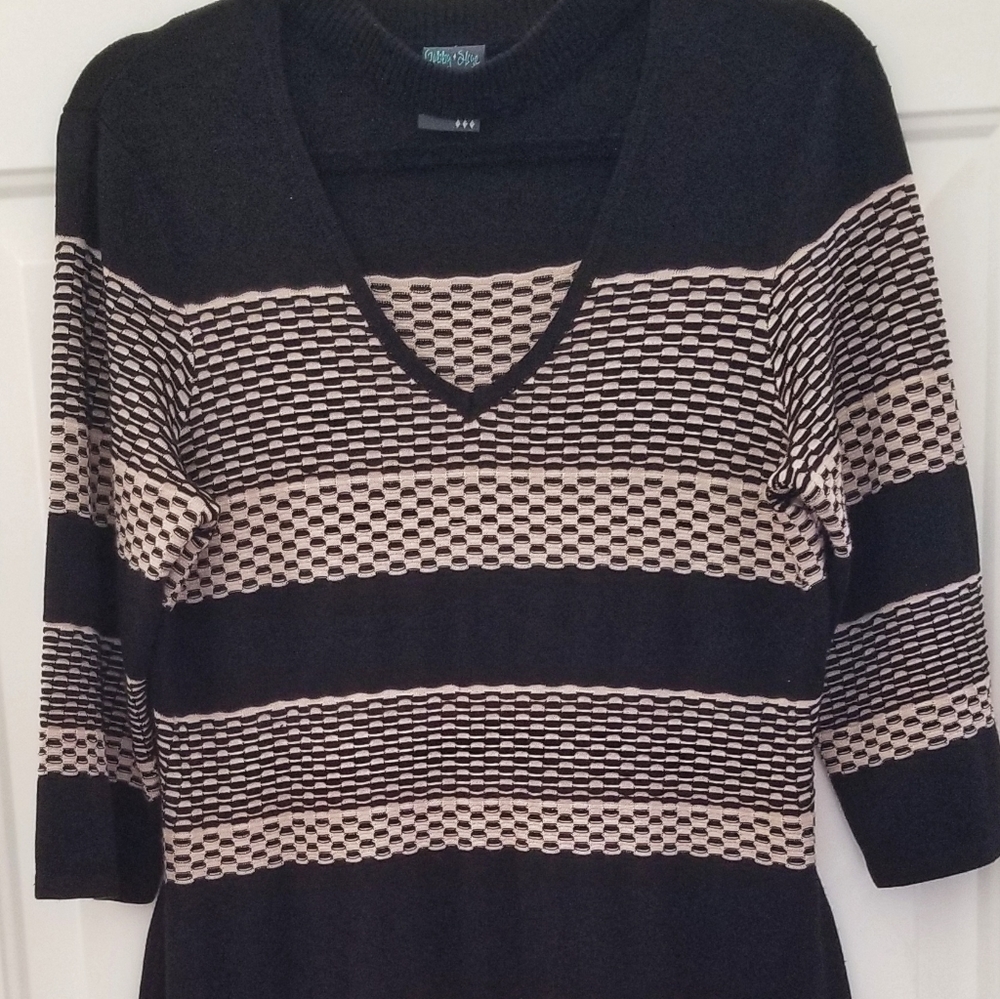 Knit sweater dress